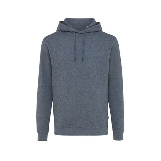 Unisex nebarvená mikina s kapucí Iqoniq Torres z recyklované bavlny, námořní modrá, XXXL