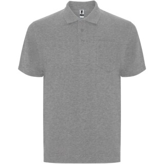 Unisex polokošile Roly Centauro Premium, velikost L, šedý melír