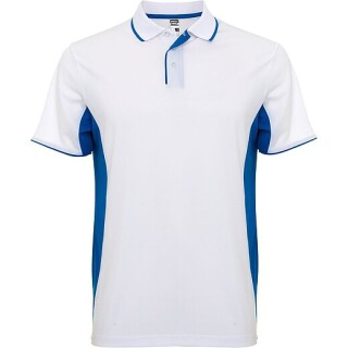 Unisex polokošile Roly Montmelo, bílá/černá, velikost S