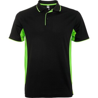 Unisex polokošile Roly Montmelo, černá, velikost 2XL