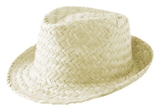 Unisex slámový klobouk, světlý