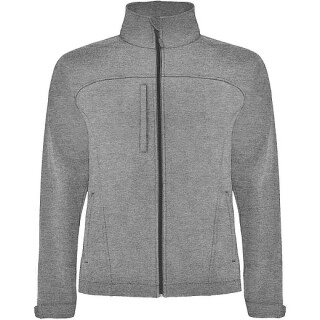 Unisex softshellová bunda, ROLY RUDOLPH, tmavě šedý melír, vel. L