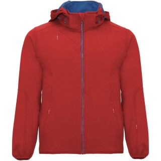 Unisex softshellová bunda Roly Siberia, velikost 3XL, červená