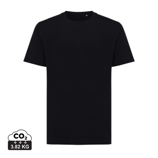 Unisex tričko Iqoniq Kakadu relaxed fit, velikost XL, černá