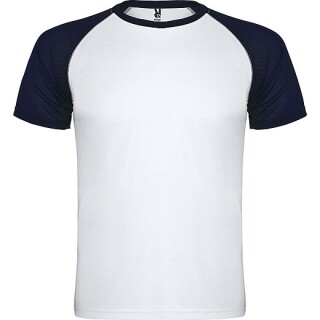 Unisex tričko Roly Indianapolis, bílá/červená, velikost L