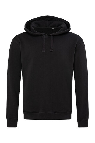 Univerzální mikina STEDMAN RECYCLED UNISEX SWEAT HOODIE, černá, XXL