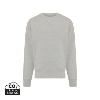 Unsex mikina Iqoniq Kruger relaxed fit, světle šedá, velikost XS
