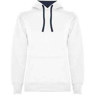 Dámská mikina ROLY URBAN, bílá s doplňky v námořní modré, 2XL