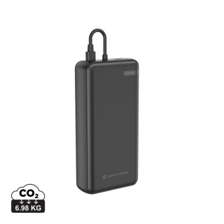 Urban Vitamin PD powerbanka z RCS recyklovaného plastu 20000mAh 20W, černá