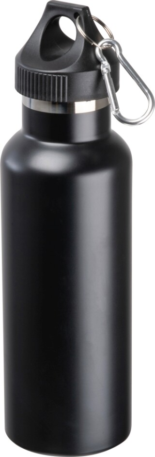 Vakuová láhev s karabinou 750 ml, černá