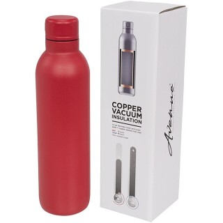 Vakuová sportovní termoska Thor 510 ml s měděnou izolací, tmavě šedá
