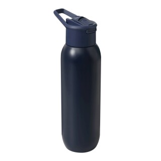 Vakuově izolovaná láhev na pití 600 ml, námořní modrá