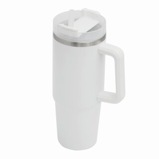Vakuový termohrnek na pití 900 ml, bílá