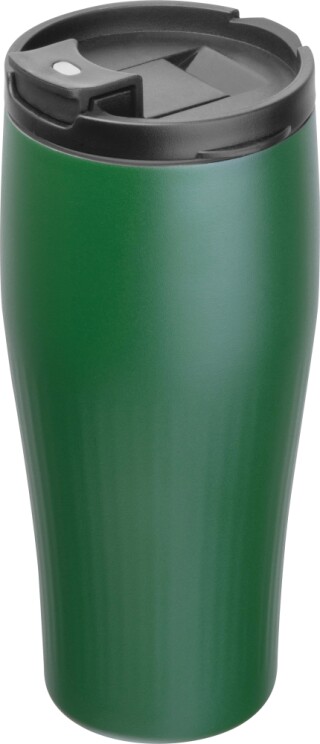 Vakuový nerezový termohrnek 500 ml, tmavě zelená