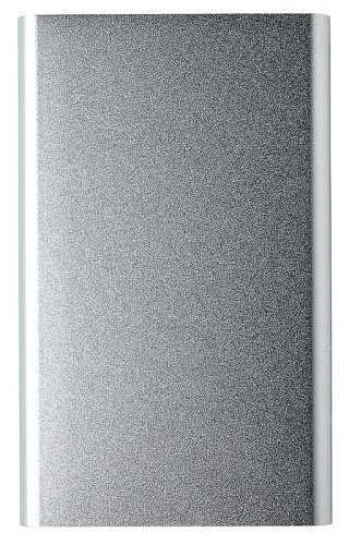 VALUR Hliníková powerbanka s kapacitou 4000 mAh, stříbrná