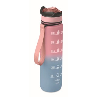VAYANA Sportovní láhev na pití z RPET, 1000 ml, jemně růžová/jemně modrá
