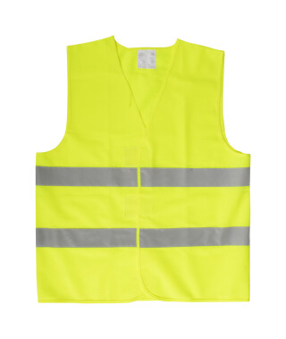 Vesta s reflexními pruhy, žlutá M