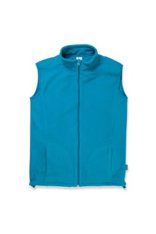 Vesta STEDMAN ACTIVE FLEECE VEST MEN tyrkysově modrá M