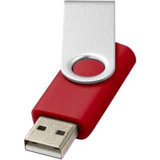 Základní USB Rotate, 2GB, stříbrná/bílá